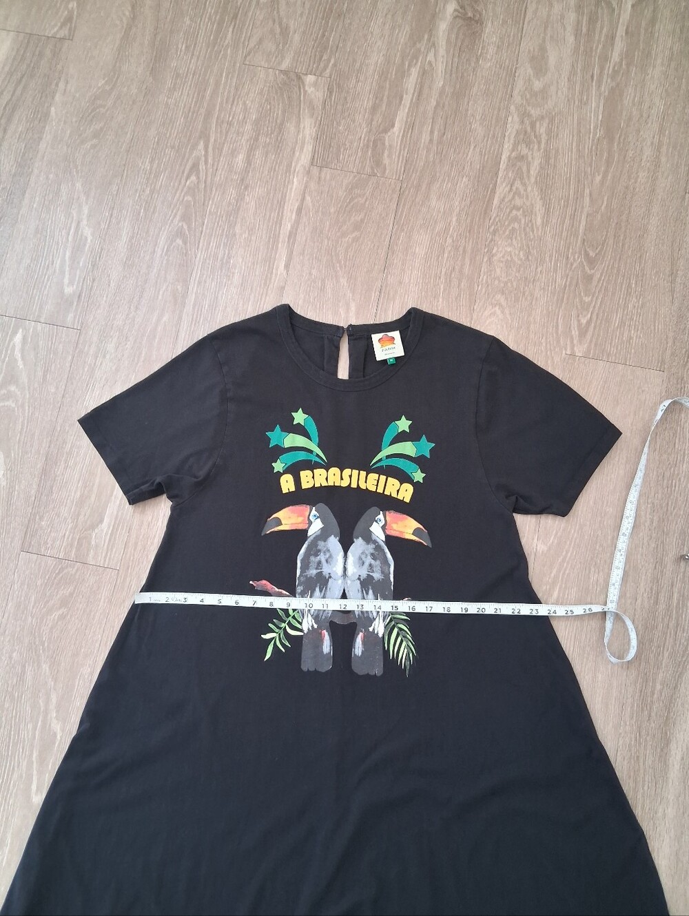 FARM Rio Black Graphic Jumpsuit with Green & Yellow Accents - Picture 11 of 16